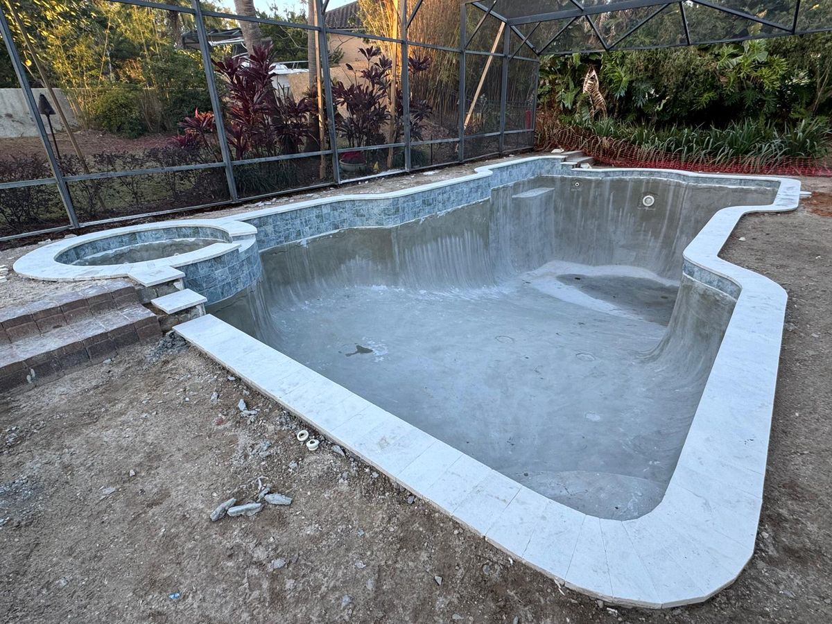 Screened Pool & Spa Remodel - Pool Remodeling
